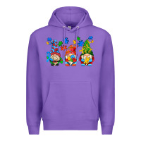Purple autism gnomes Premium Hoodie - AdoDesignShop