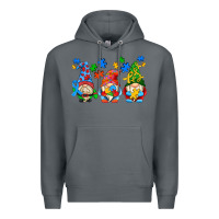 Rock autism gnomes Premium Hoodie - AdoDesignShop