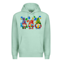 Seafoam autism gnomes Premium Hoodie - AdoDesignShop