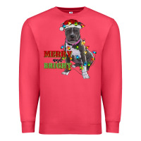 Cardinal merry and bright pitbull Premium Sweatshirt - RanaPortraitStore