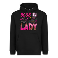 Black boss lady Heavyweight Hoodie - texasbilliewilder
