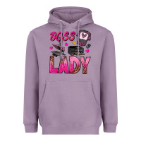 Lavender boss lady Heavyweight Hoodie - texasbilliewilder
