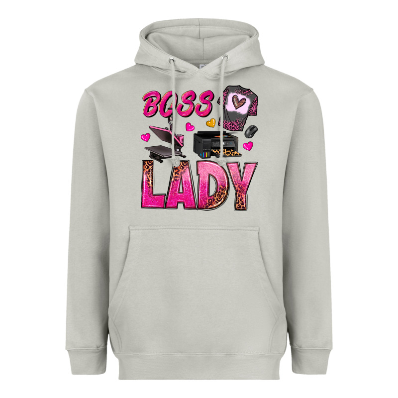Boss Lady Heavyweight Hoodie by texasbilliewilder | Teevron