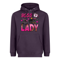Plum boss lady Heavyweight Hoodie - texasbilliewilder