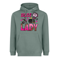 Sage boss lady Heavyweight Hoodie - texasbilliewilder