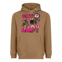 Toasted Coconut boss lady Heavyweight Hoodie - texasbilliewilder