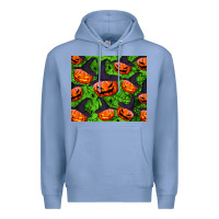 Colony Blue halloween pumpkin tumbler Premium Hoodie - BundleAndBundleShop