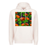 Pale Pink halloween pumpkin tumbler Premium Hoodie - BundleAndBundleShop