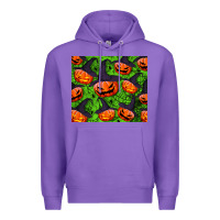 Purple halloween pumpkin tumbler Premium Hoodie - BundleAndBundleShop