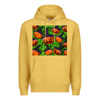 Antique Gold halloween pumpkin tumbler Premium Hoodie - BundleAndBundleShop