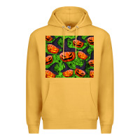 Mustard halloween pumpkin tumbler Premium Hoodie - BundleAndBundleShop