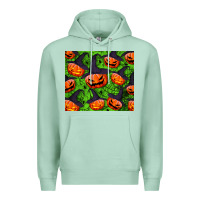 Seafoam halloween pumpkin tumbler Premium Hoodie - BundleAndBundleShop