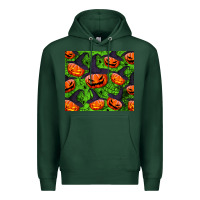 Sports Green halloween pumpkin tumbler Premium Hoodie - BundleAndBundleShop
