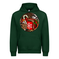 Forest Green Christmas hot chocolate and chocolate Urban Hoodie - AdoDesignShop