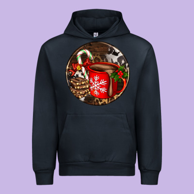 Christmas Hot Chocolate And Chocolate Urban Hoodie Designed By Adodesignshop
