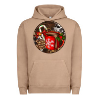 Pigment Burro Christmas hot chocolate and chocolate Urban Hoodie - AdoDesignShop