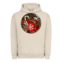 Pigment French Oak Christmas hot chocolate and chocolate Urban Hoodie - AdoDesignShop