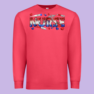 American Nurse Premium Sweatshirt Designed By Texasbilliewilder