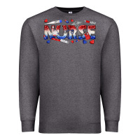 Charcoal Heather american nurse Premium Sweatshirt - texasbilliewilder