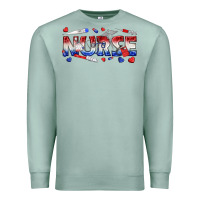 Seafoam american nurse Premium Sweatshirt - texasbilliewilder