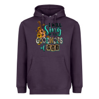 Plum i will sing of the goodness of god Heavyweight Hoodie - RanaPortraitStore