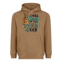 Toasted Coconut i will sing of the goodness of god Heavyweight Hoodie - RanaPortraitStore