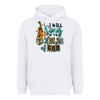 White i will sing of the goodness of god Heavyweight Hoodie - RanaPortraitStore