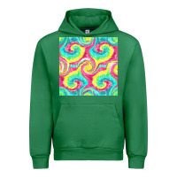 Emerald Tie Dye Seamless Pattern Urban Hoodie - BundleAndBundleShop