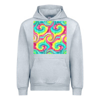 Heather Grey Tie Dye Seamless Pattern Urban Hoodie - BundleAndBundleShop