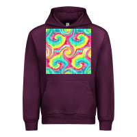 Mauve Wine Tie Dye Seamless Pattern Urban Hoodie - BundleAndBundleShop