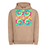 Pigment Burro Tie Dye Seamless Pattern Urban Hoodie - BundleAndBundleShop