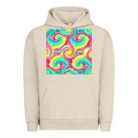 Pigment French Oak Tie Dye Seamless Pattern Urban Hoodie - BundleAndBundleShop