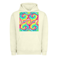 Pigment Pistachio Tie Dye Seamless Pattern Urban Hoodie - BundleAndBundleShop
