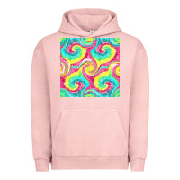 Pigment Salmon Tie Dye Seamless Pattern Urban Hoodie - BundleAndBundleShop