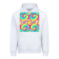 White Tie Dye Seamless Pattern Urban Hoodie - BundleAndBundleShop