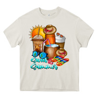 Cream Sweet Summer Heavy Core Tee - CowhideDigitalArt