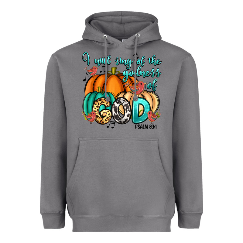 I Will Sing Of The Godness Of God Psalm 89 1 Heavyweight Hoodie by RanaPortraitStore | Teevron