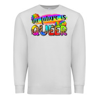 Dove Grey the future is queer Premium Sweatshirt - Zillion Design Studio