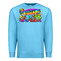 Ocean Blue the future is queer Premium Sweatshirt - Zillion Design Studio