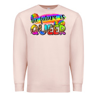 Pale Pink the future is queer Premium Sweatshirt - Zillion Design Studio