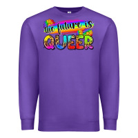 Purple the future is queer Premium Sweatshirt - Zillion Design Studio