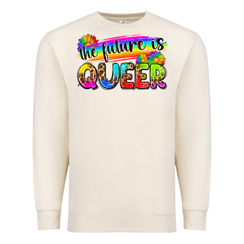 The Future Is Queer Premium Sweatshirt by Zillion Design Studio | Teevron