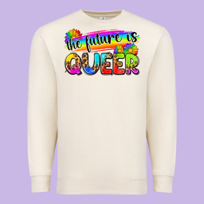The Future Is Queer Premium Sweatshirt Designed By Zillion Design Studio