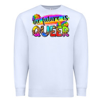 White the future is queer Premium Sweatshirt - Zillion Design Studio