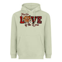 Matcha for the love of the tigers red Heavyweight Hoodie - RanaPortraitStore