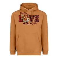 Meerkat for the love of the tigers red Heavyweight Hoodie - RanaPortraitStore
