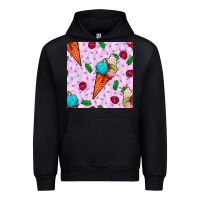 Foreset Green ice cream seamless pattern Urban Hoodie - BundleAndBundleShop