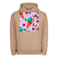 Pigment Burro ice cream seamless pattern Urban Hoodie - BundleAndBundleShop