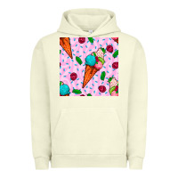 Pigment Pistachio ice cream seamless pattern Urban Hoodie - BundleAndBundleShop