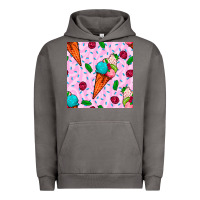 Pigment Tornado ice cream seamless pattern Urban Hoodie - BundleAndBundleShop